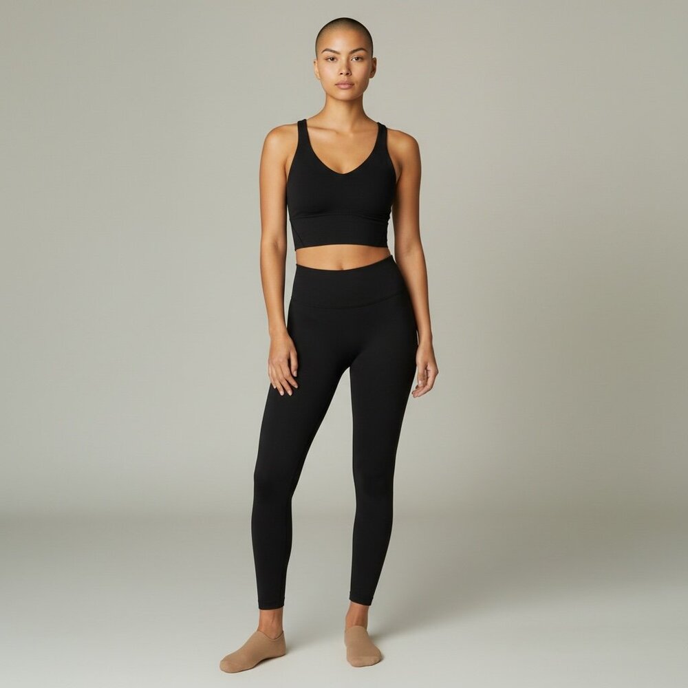 EUC Lululemon Athletica Align Tank Top Woman's sz 6 Black Cropped - Picture 8 of 9